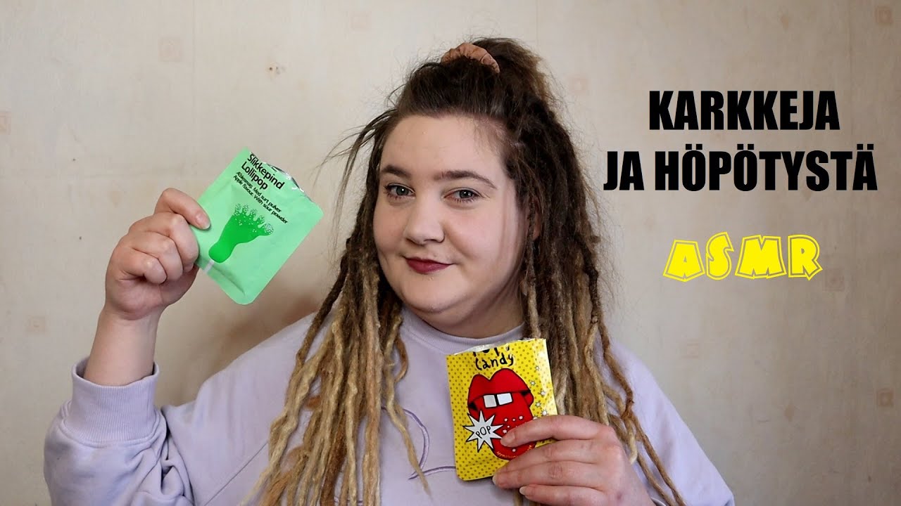 ASMR - Kuiskailen ja syön karkkia 🍬