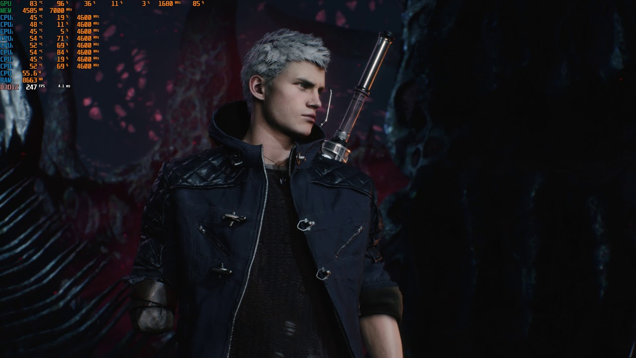 Devil May Cry 5 - i7 9700K 4.6Ghz - RTX 2080 TI KFA2 OC - BENCHMARK
