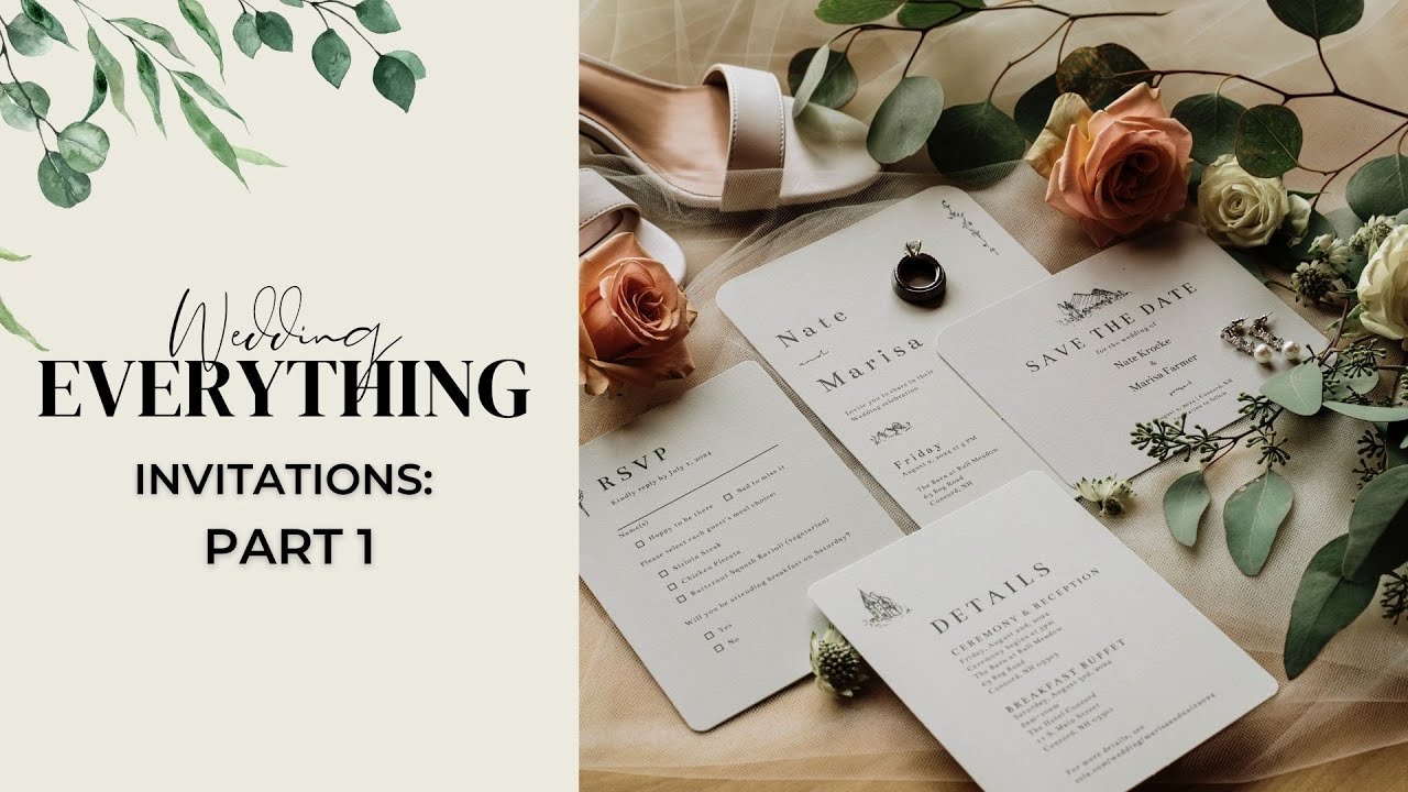 Creating Your Wedding Invitations (Part 1) | Lesson 21