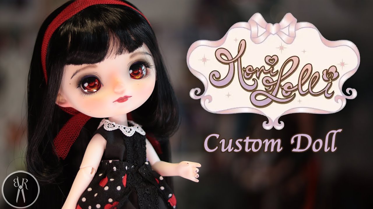 Customising Mori Lolli! Dolly Mori Sent Me Their Gothic Night Bloom Doll