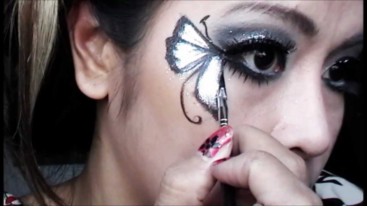 Glitter & Ice butterfly fairy makeup tutorial (Halloween)