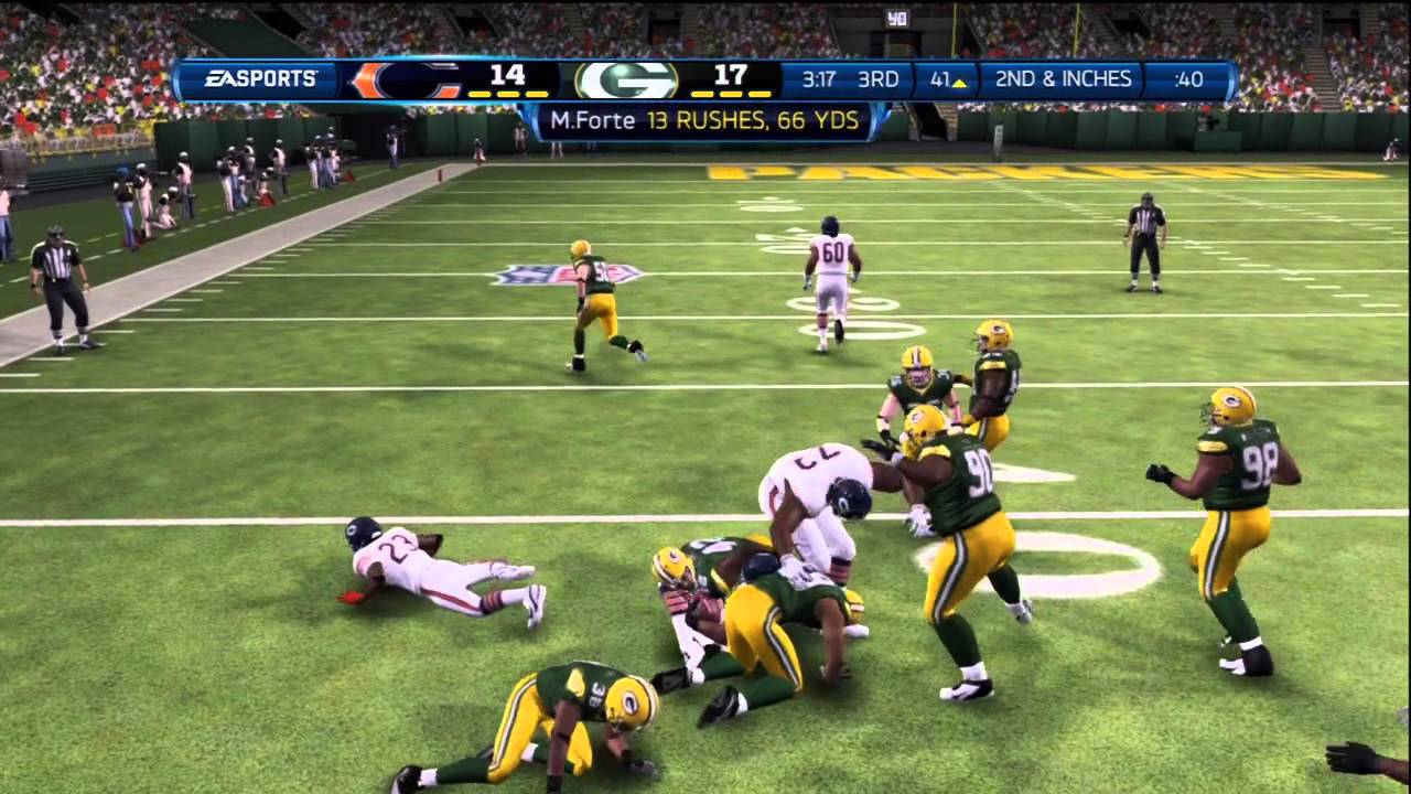 Madden NFL 13 Gameplay (Connected Careers Week 2): Chicago Bears vs. Green Bay Packers - Xbox 360