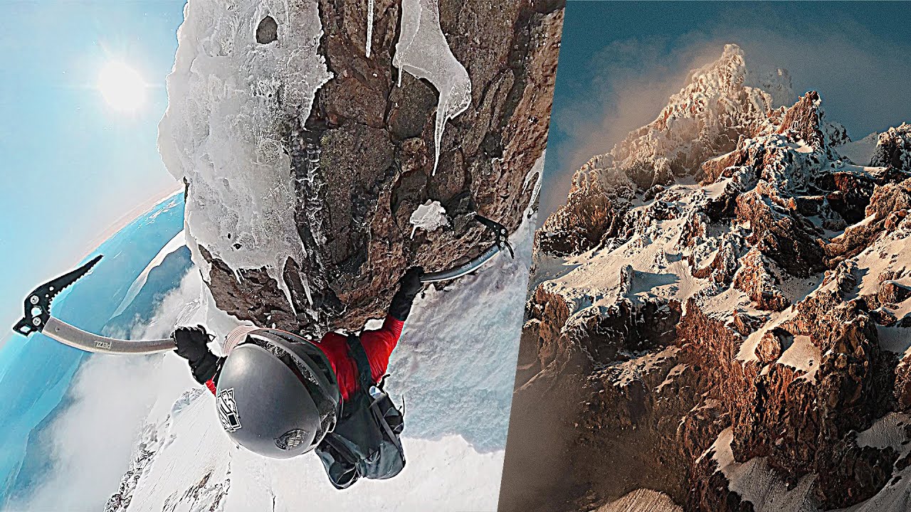 Escalo en SOLITARIO un PELIGROSO volcán de CHILE - Documental Completo