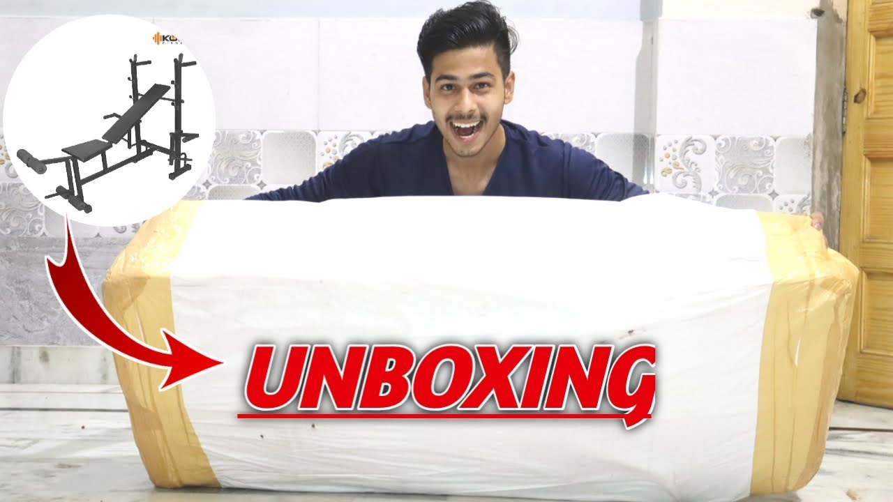 Biggest Unboxing, 8 in 1 Multi Bench for Home Gym, Flat Bench, Incline Becnch, Home Gym, Tech Rain