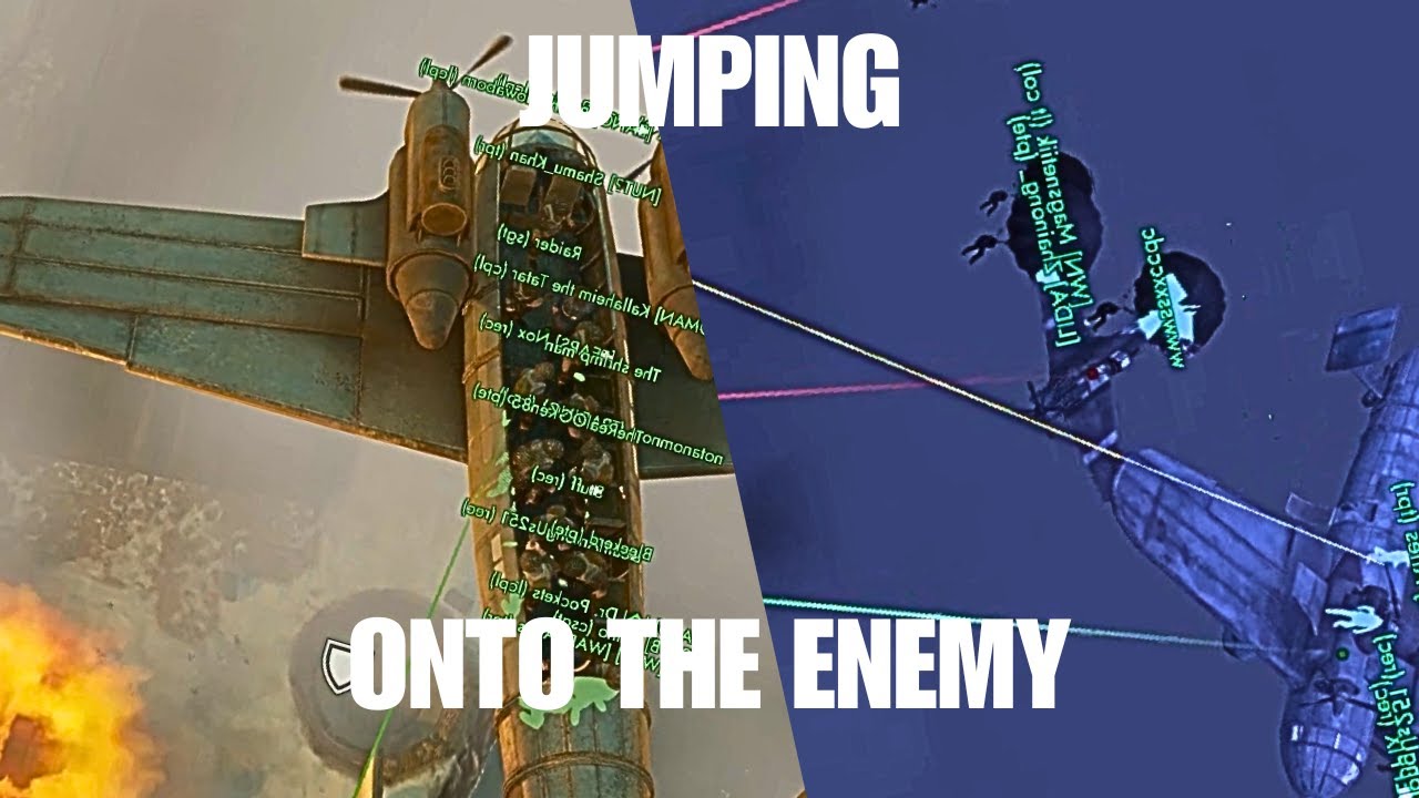 Conducting Paratrooper Raids In Foxhole Airborne