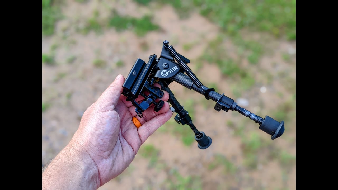 Best Bipod UNDER $100 - CVLIFE Carbon Fiber Bipod With Cant