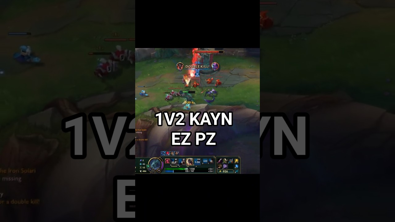 They tried to gank KAYN&hellip; HUGE mistake 💀🔥