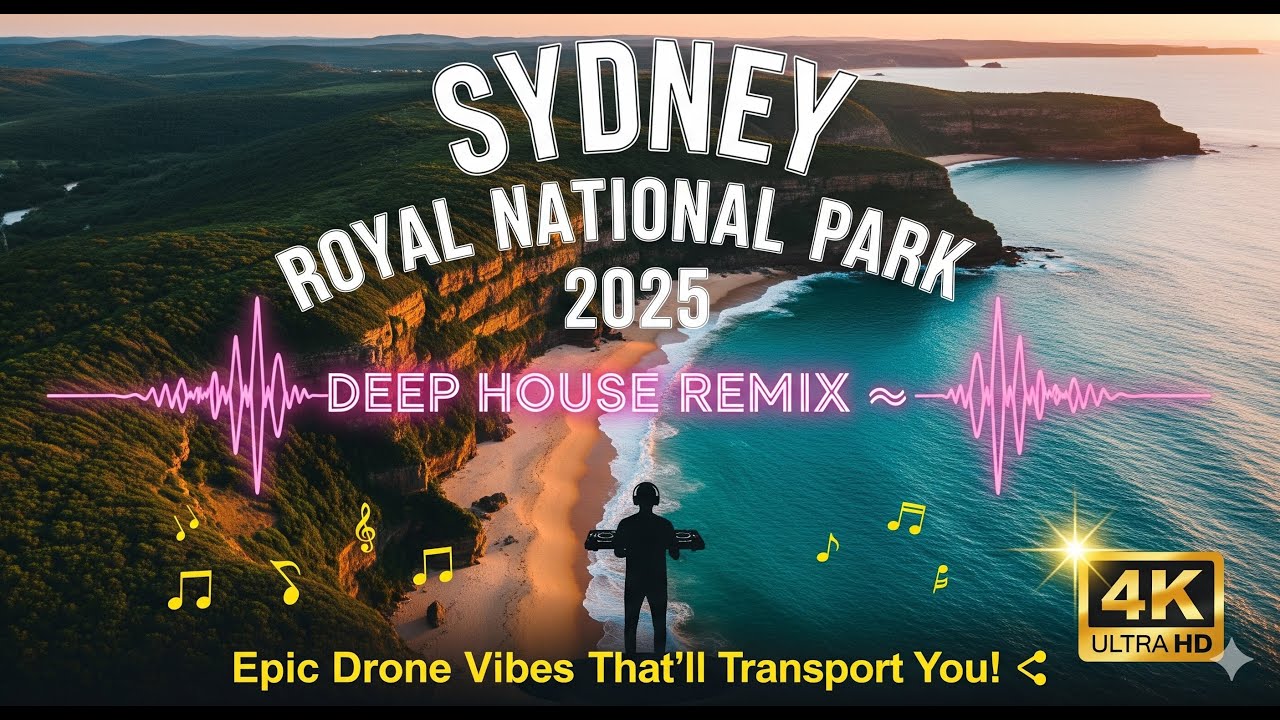 Sydney Royal National Park | Deep House Remix 2025 | 4K Ultra HD