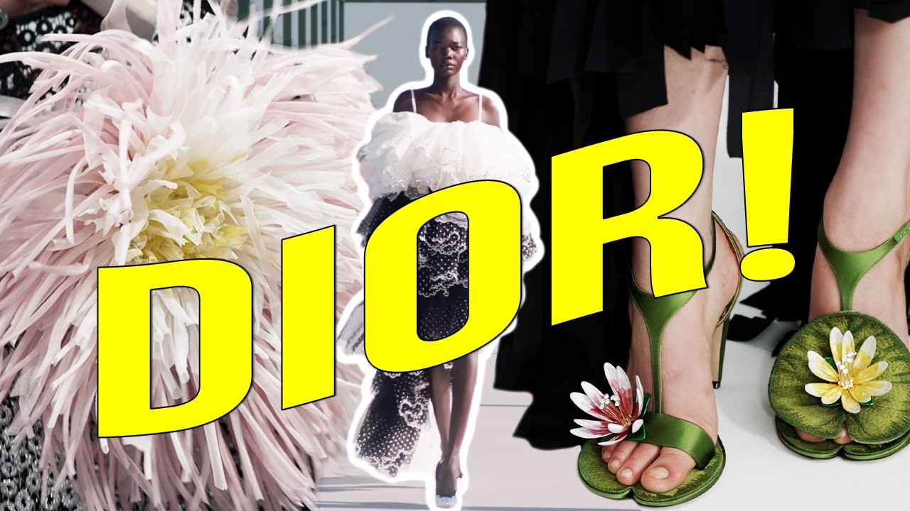 VITAMIN DIOR, WATER LILIES, LADYBUGS! JONATHAN ANDERSON EXPLAINS HIS NEW COLLECTION! By Lo&iuml;c Prigent