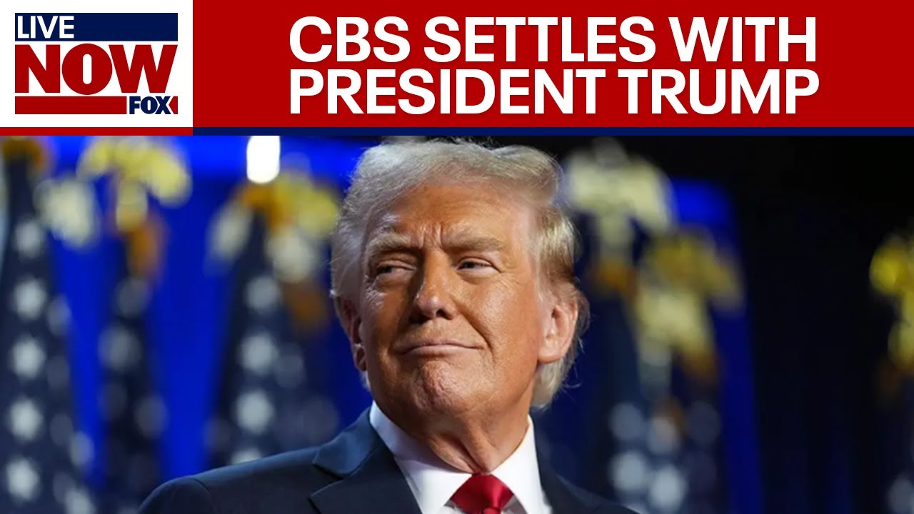 BREAKING: Paramount, CBS settle lawsuit with President Trump, awarding him millions of dollars