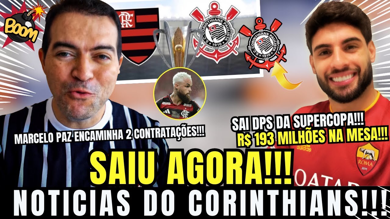 🚨MARCELO PAZ ENCAMINHA 2 CONTRATAÇÕES NO CORINTHIANS | 193 MILHÕES POR YURI | MICHAEL NO RADAR E+