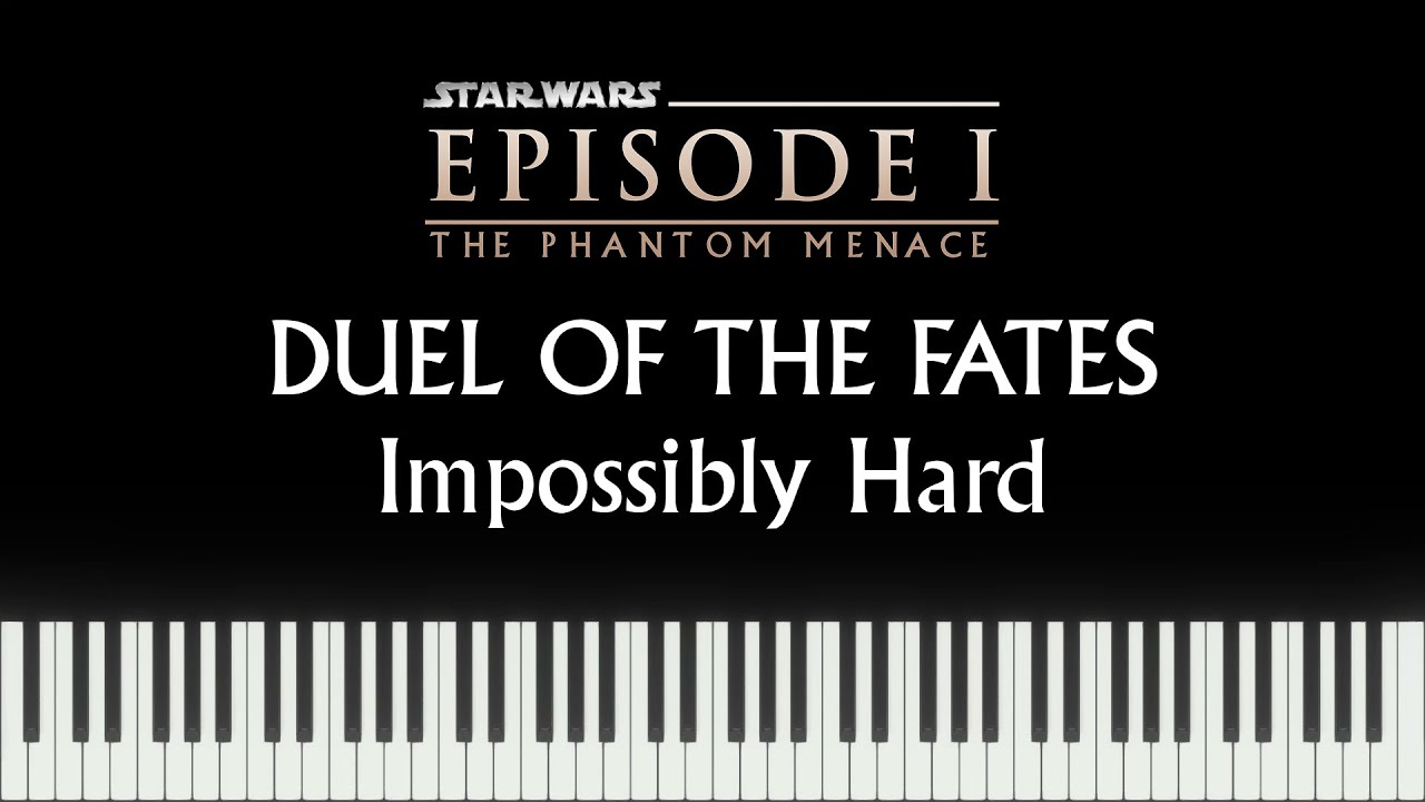 Star Wars 1 - Duel of the Fates (Synthesia Piano - Impossibly Hard)