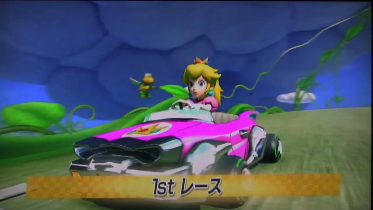 Mario Kart 8 Deluxe – Special Cup: Sky Garden (Peach | Woofer Pink | Wide Tires)