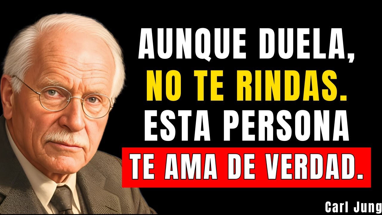 Esta persona te ama de verdad, así que No te rindas.| CARL JUNG