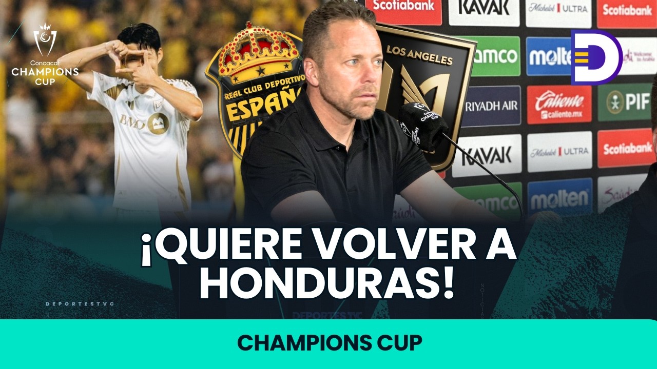 DT de LAFC habla del interés de Son por jugar ante Real España y revela su deseo por volver al país