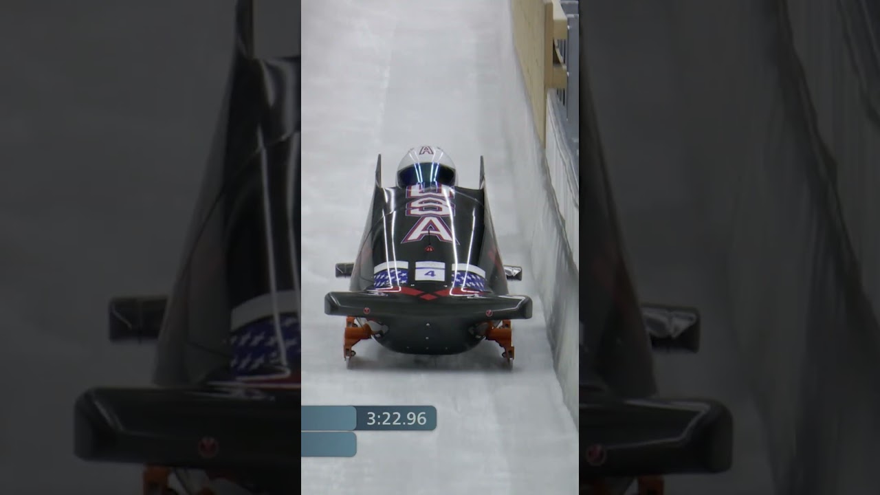 Superb sliding from Team USA! 🛷