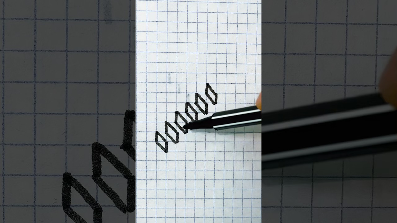 Easy 3d illusion drawing ✏️