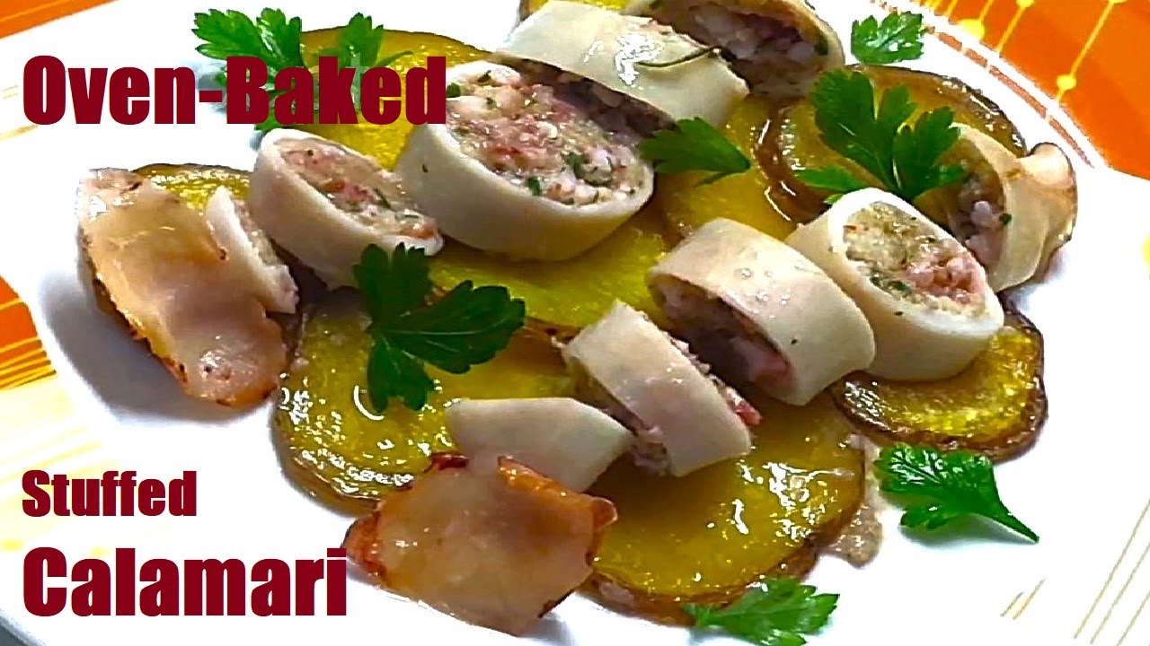 Stuffed Calamari with Potatoes Italian classic: