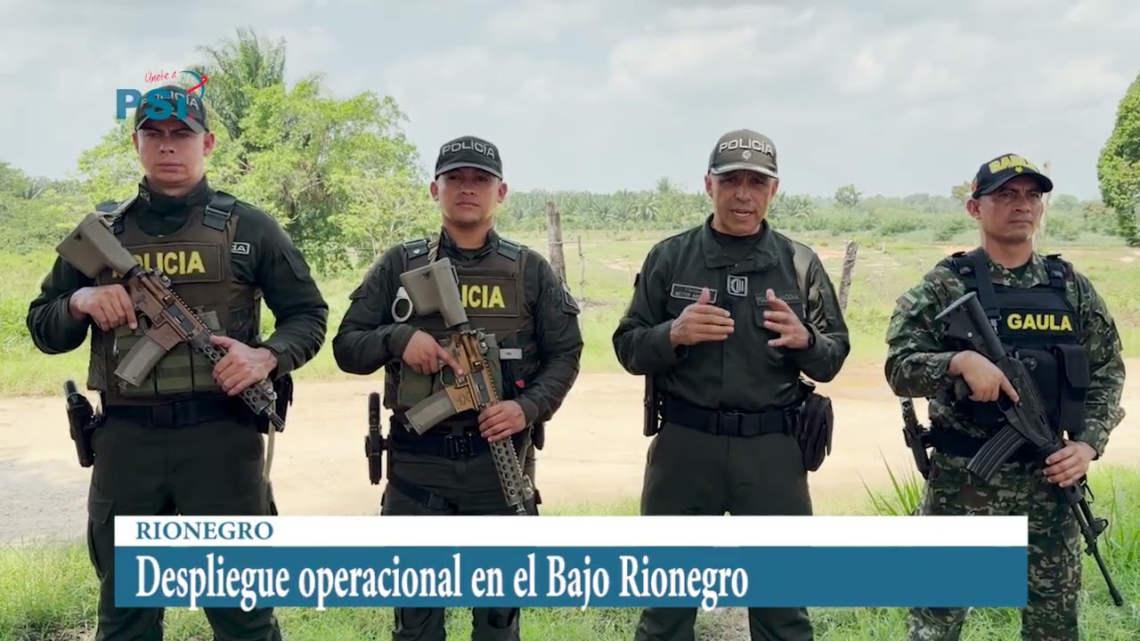 Despliegue operacional en el Bajo Rionegro