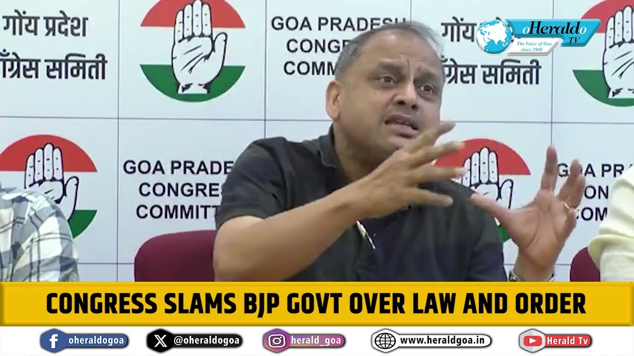 Congress slams BJP Govt over Law and Order