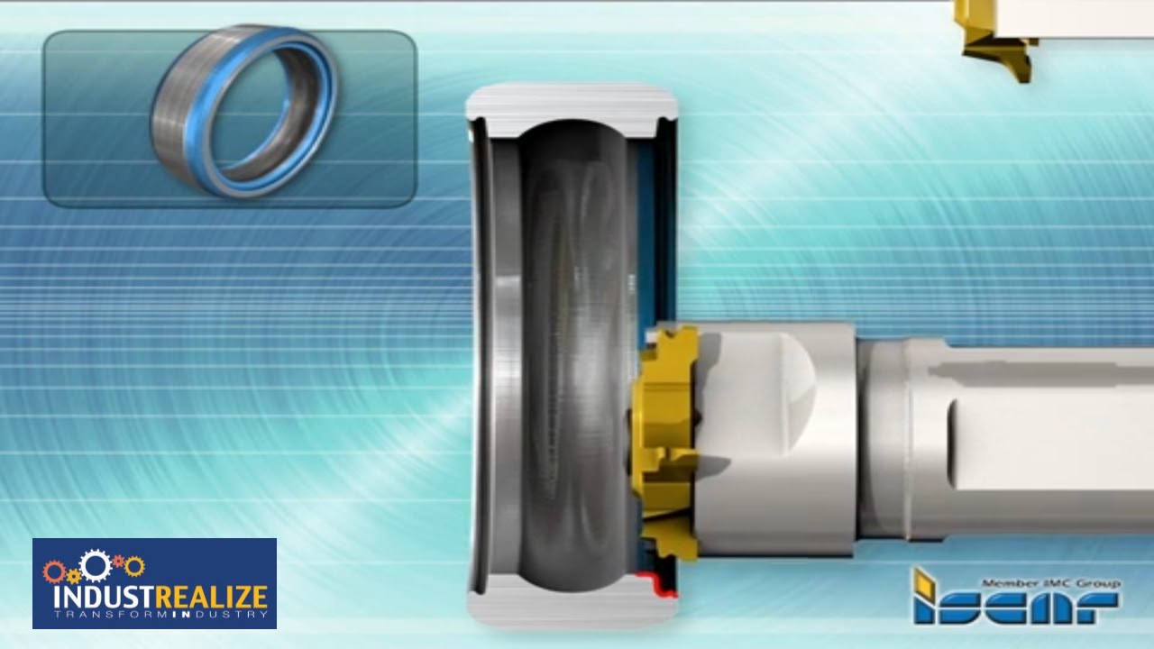 ISCAR INDUSTREALIZE - Ball Bearing - Outer Ring - Radius Chamfer and Seal Groove Machining