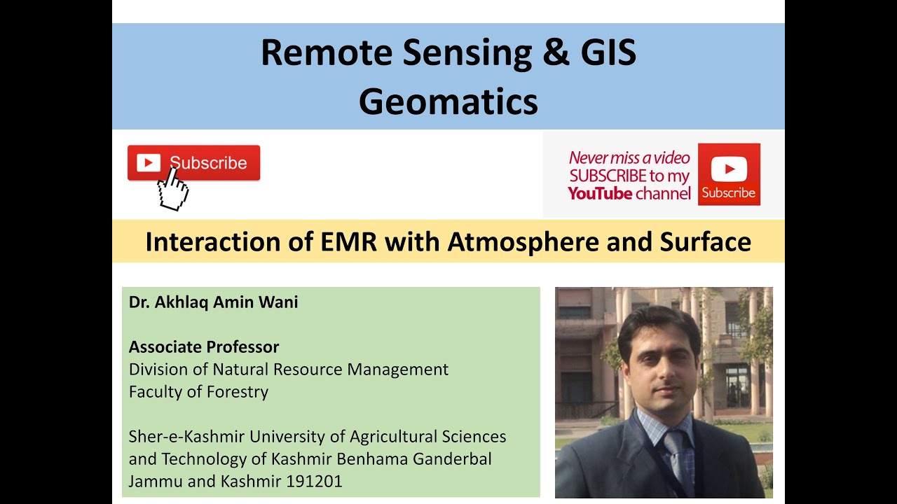 Interaction of EMR with Atmosphere and Surface