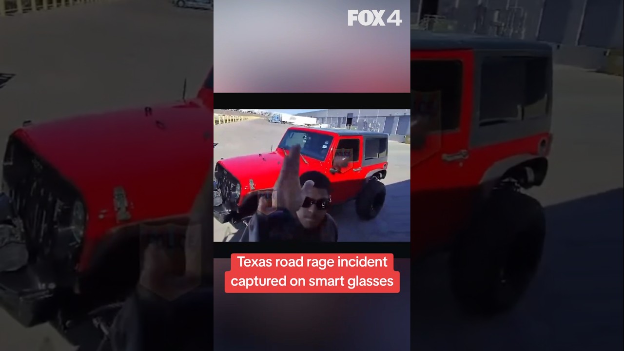Texas road rage captured on smart glasses 🕶