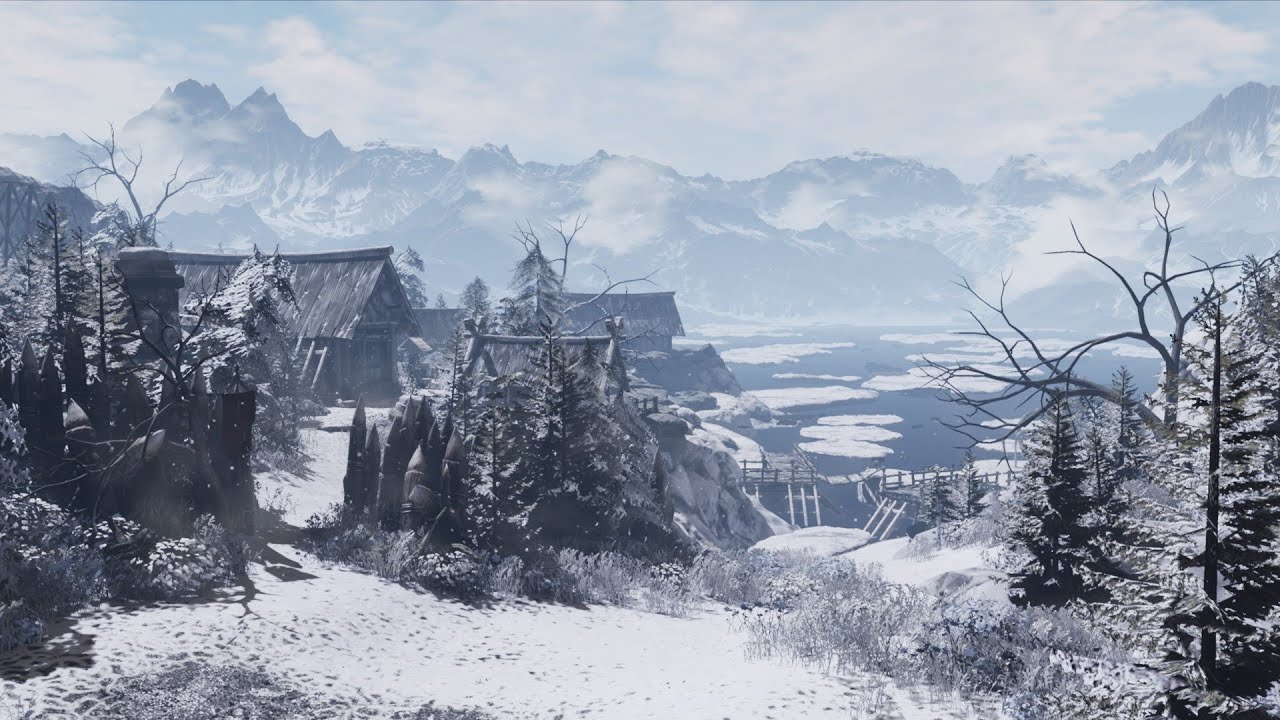 Vikings village: Unreal Engine 4 - UE4 Environment Design - Open world Free assets - Brushify