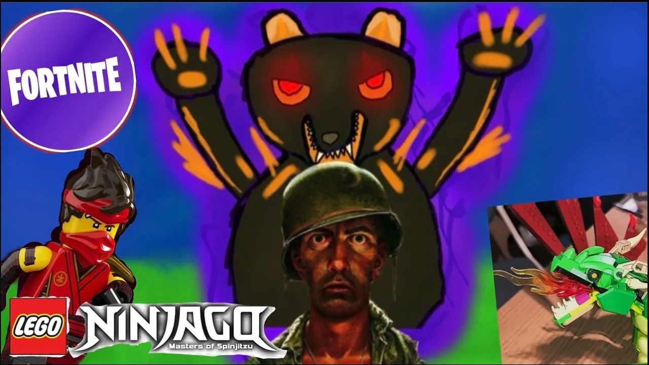LEGO NINJAGO В FORTNITE | БОЙ С МЕДВЕДЕМ