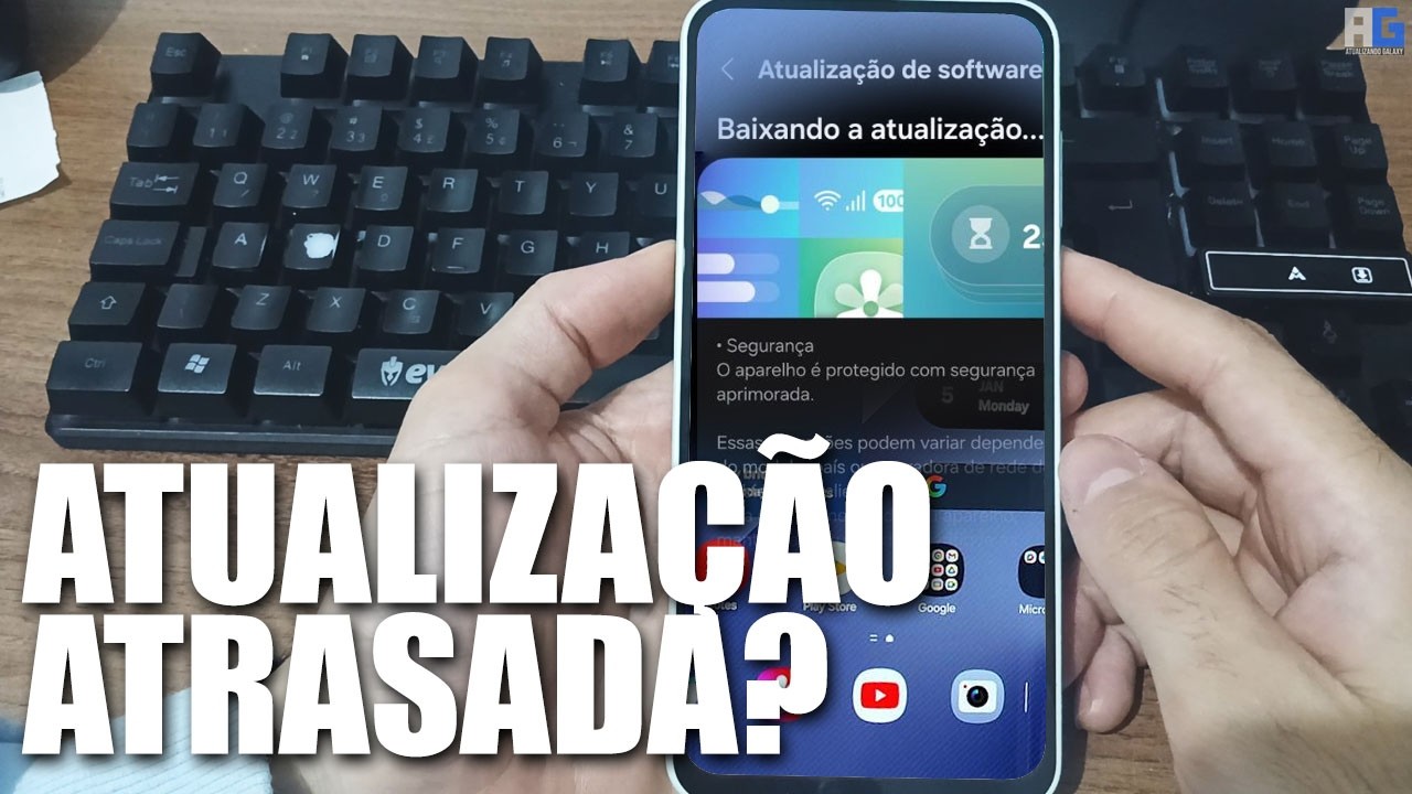 ATRASADA? ATUALIZAÇÃO de FEVEREIRO da SAMSUNG NOS GALAXY
