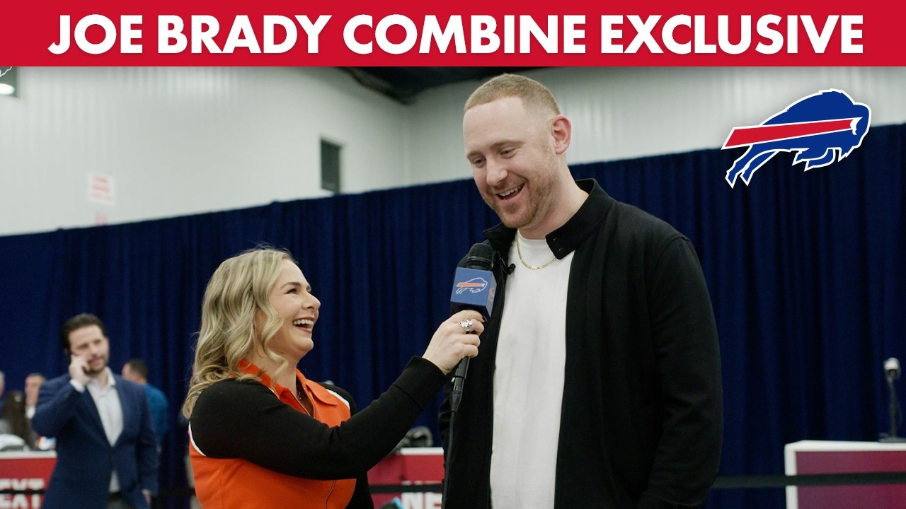 2026 NFL Combine Exclusive Interview With Joe Brady, New Head Coach Of The Buffalo Bills!