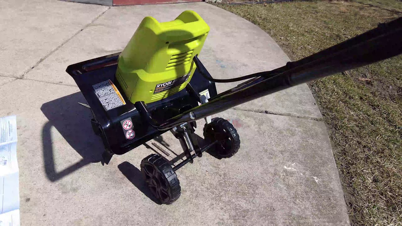 Ryobi 13.5 AMP  Electric Tiller Cultivator Review