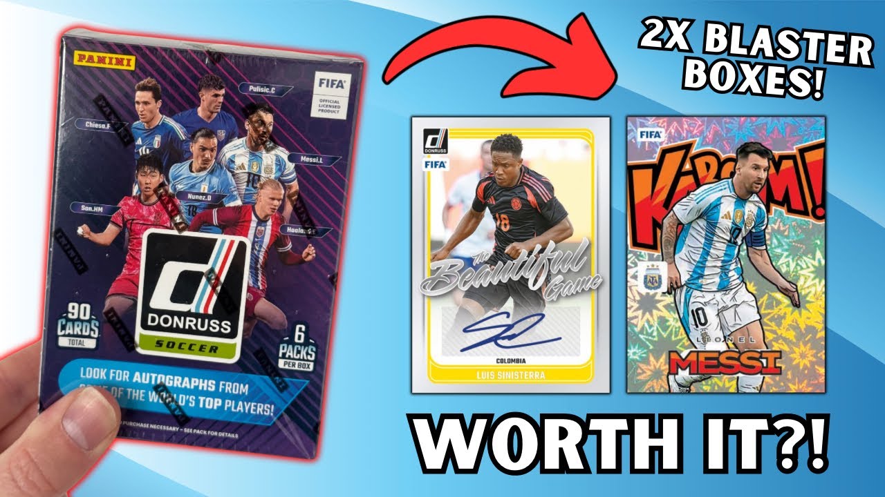 NEW! 2X Panini Donruss Soccer 2024/25 blaster box opening & review!