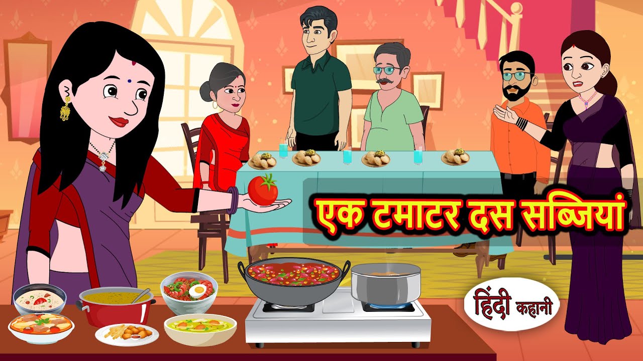 एक टमाटर दस सब्जियां | Stories in Hindi | Kahani | Bedtime Stories | Fairy Tales | Kidlogics