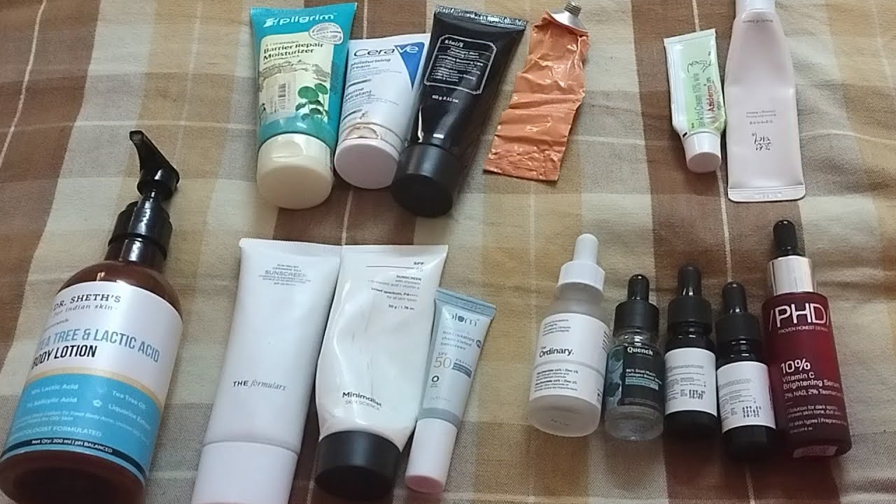 In Tamil - Skincare empties💜 Klairs, Quench, Ordinary, Minimalist, Formularx, Pilgrim, Cerave, BOJ 💜