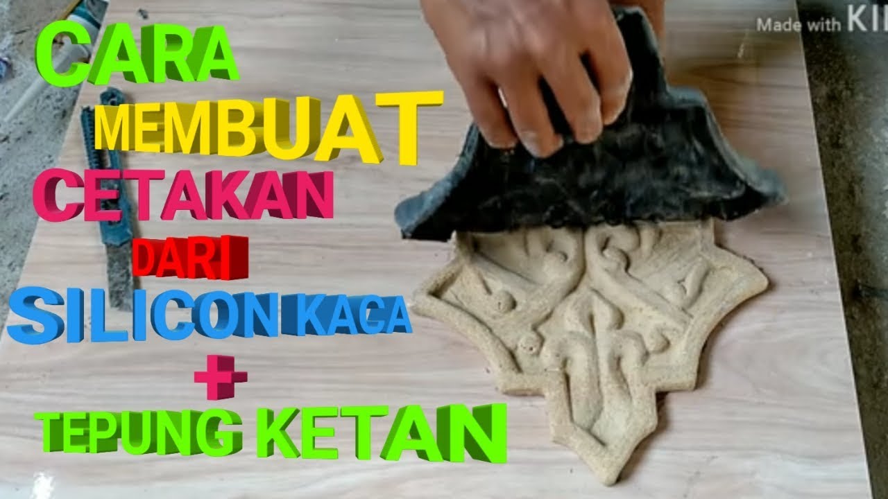 TUTORIAL BANGUNAN//CARA MEMBUAT CETAKAN DARI SILICON