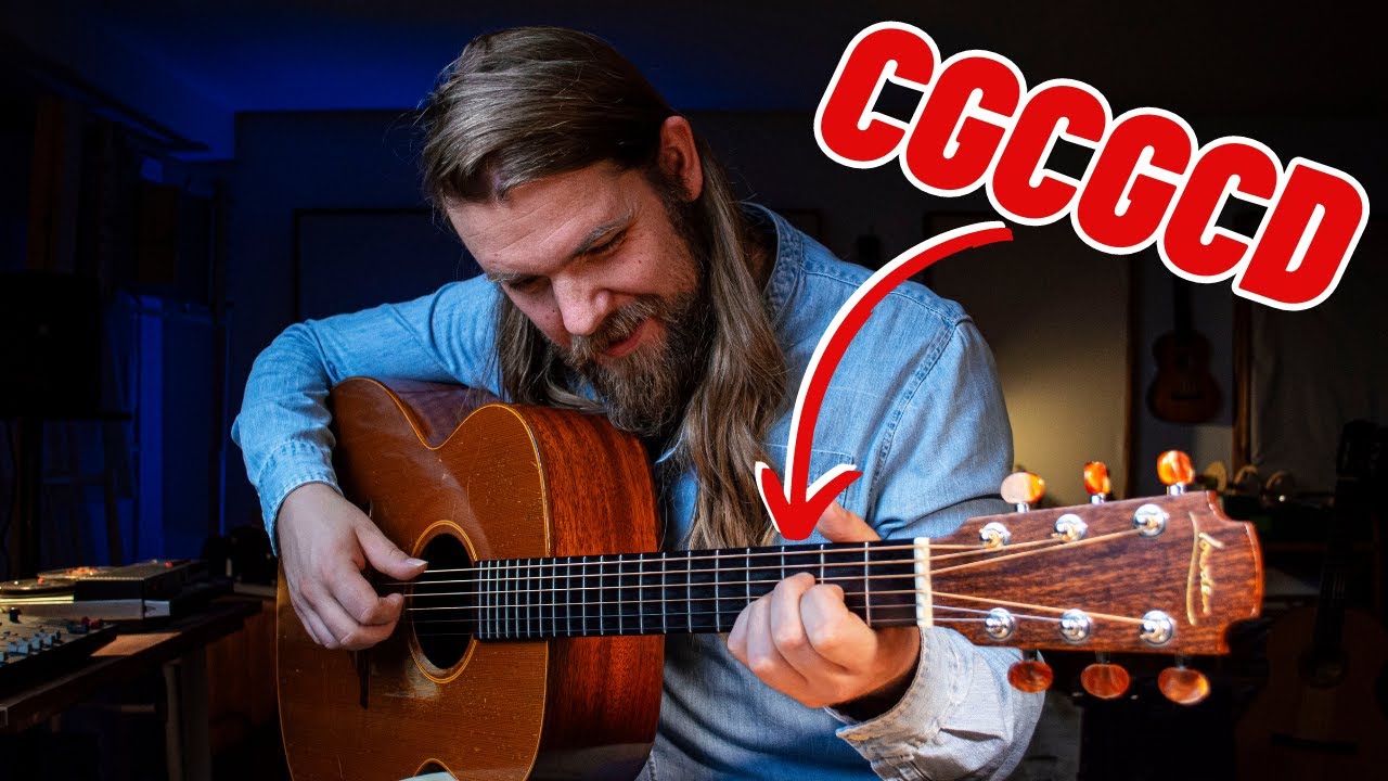 Эта настройка гитары Cadd9 простая, но ПРЕКРАСНАЯ!!