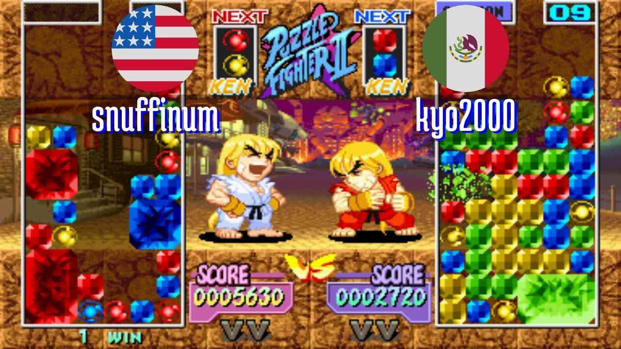 FT5 @spf2t: snuffinum (US) vs kyo2000 (MX) [Super Puzzle Fighter II Turbo spf2 Fightcade] May 12