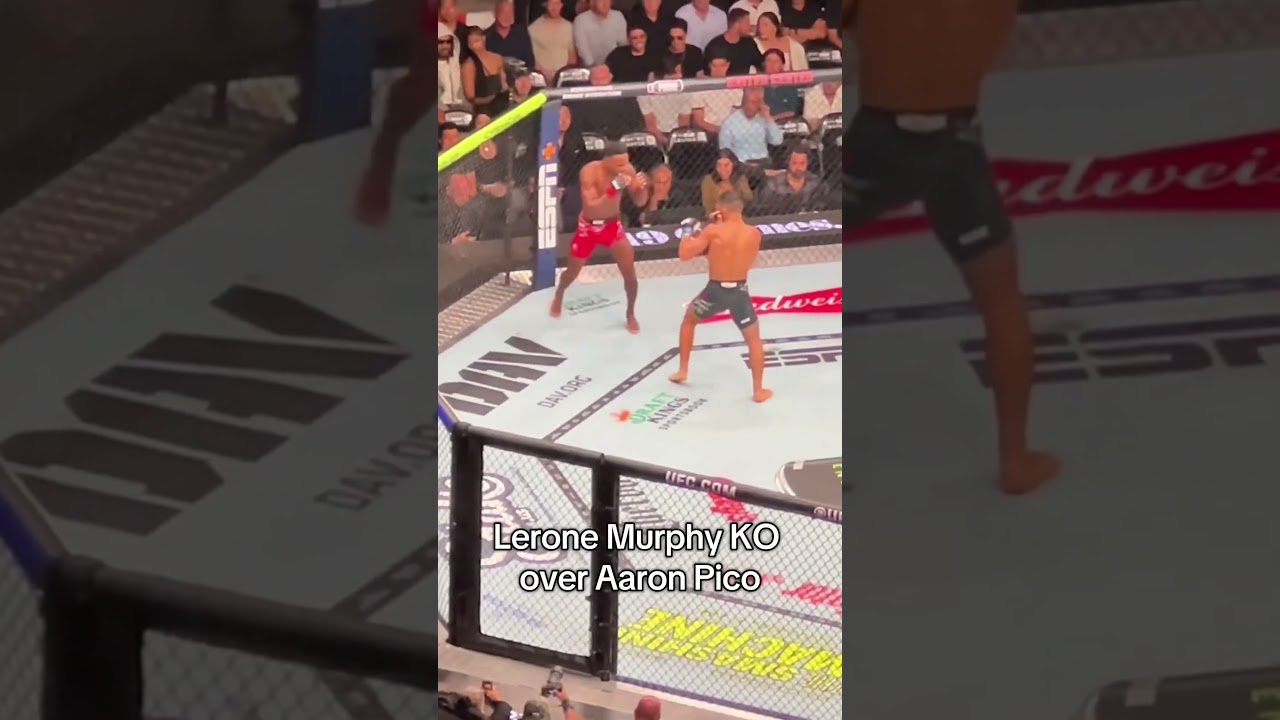 Lerone Murphy KO over Aaron Pico 📱🔥 spinning elbow #elbow #shorts