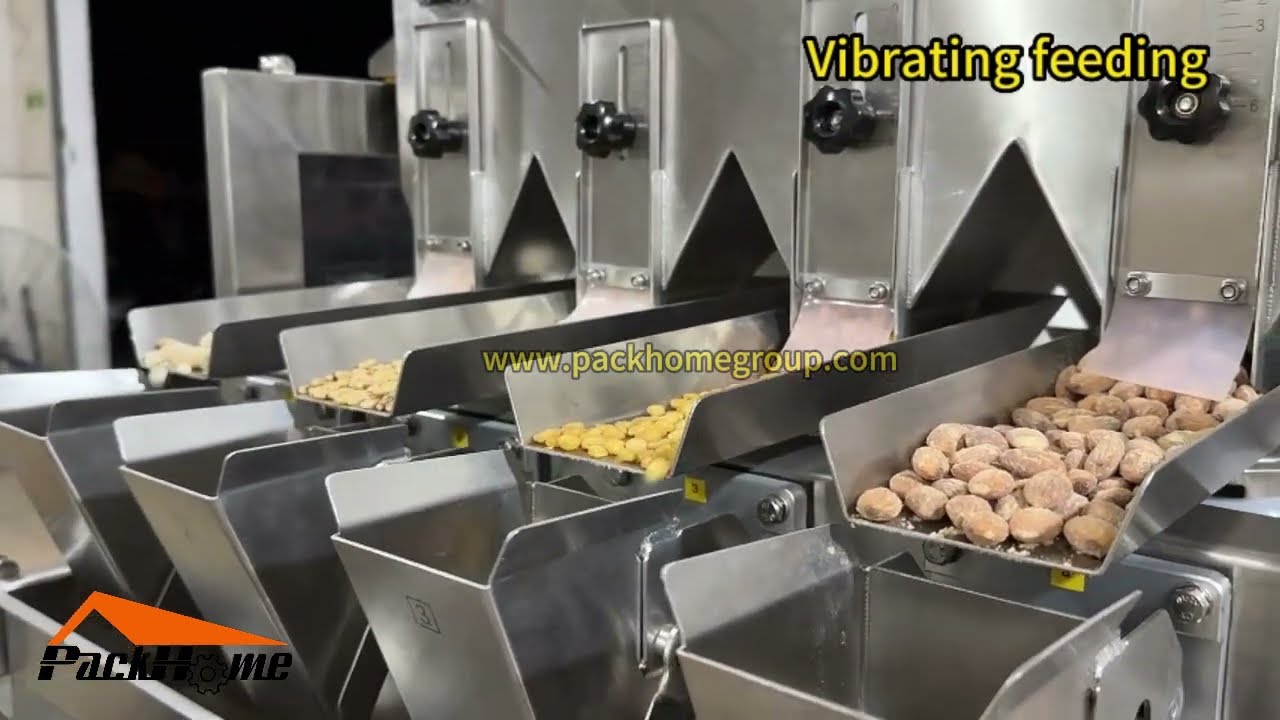 4 Head Weighing Filling Packing Machine