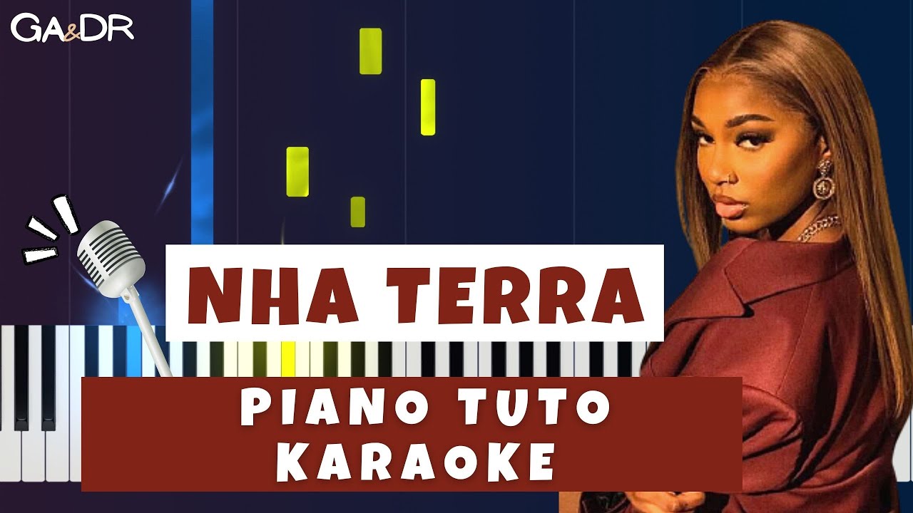 Ronisia - Nha Terra (Piano fr Cover Tutoriel KARAOKE Paroles)