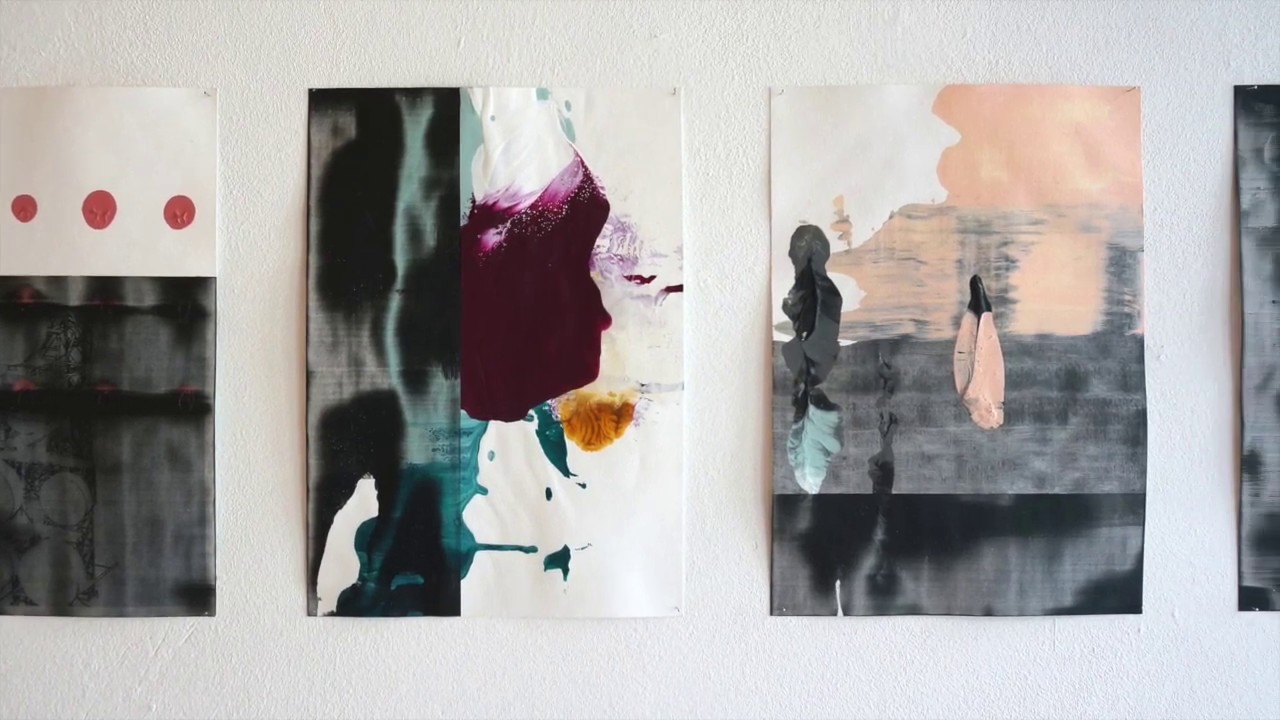 René Korten, exhibition 'Paintings, works on paper' in Galerie Schlessart, Bergen NH, NL, 2019