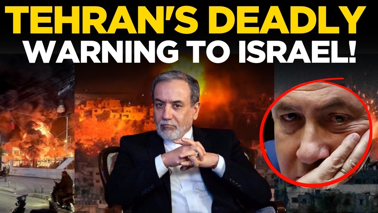 Breaking News LIVE: Iran FM Abbas Araghchi Biggest Warning To Israel | Netanyahu | Iran-Israel War