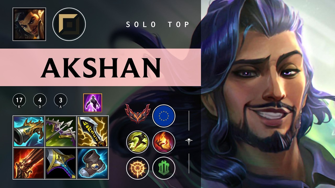Akshan Top vs Warwick - EUW Grandmaster Patch 26.03