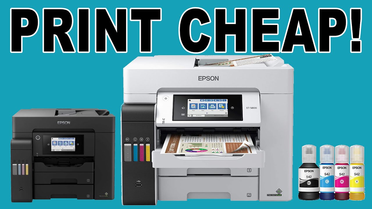 Epson EcoTank ET-5800 High Performance Multi-Function Printer Review