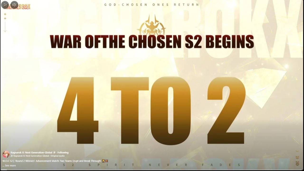 [ROX Global] War of the Chosen S2 Day 13 Lower Bracket 3rd Round - Top 4 [PH/ENG]