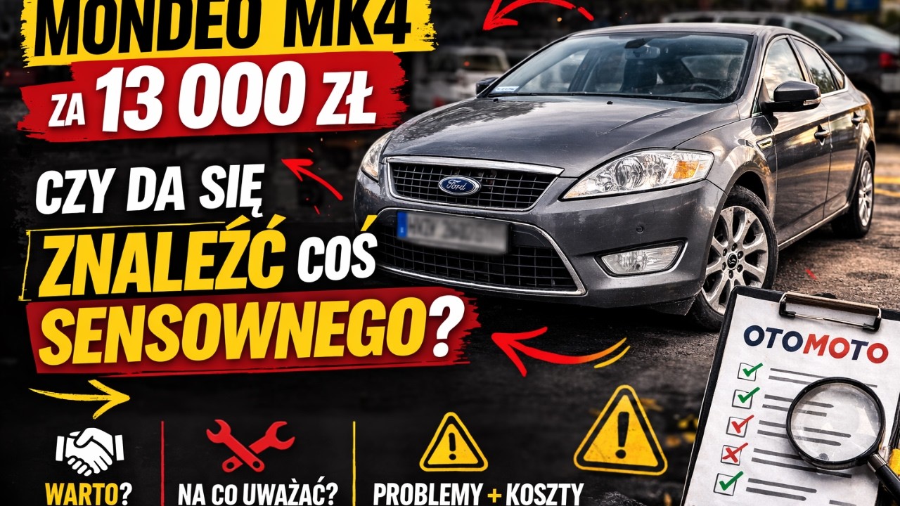Mondeo MK4 do 13.000 zł - Czy da się znaleźć coś sensownego? 