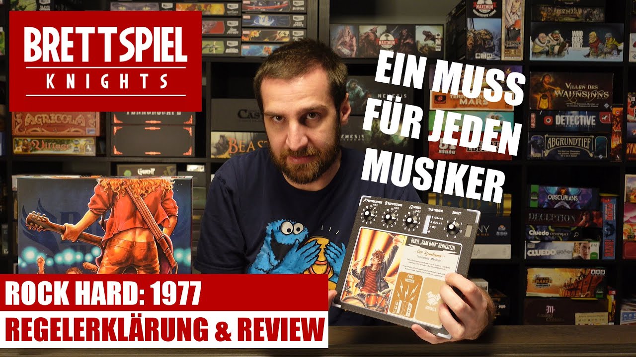 Rock Hard: 1977 Brettspiel - Regelerklärung und Review