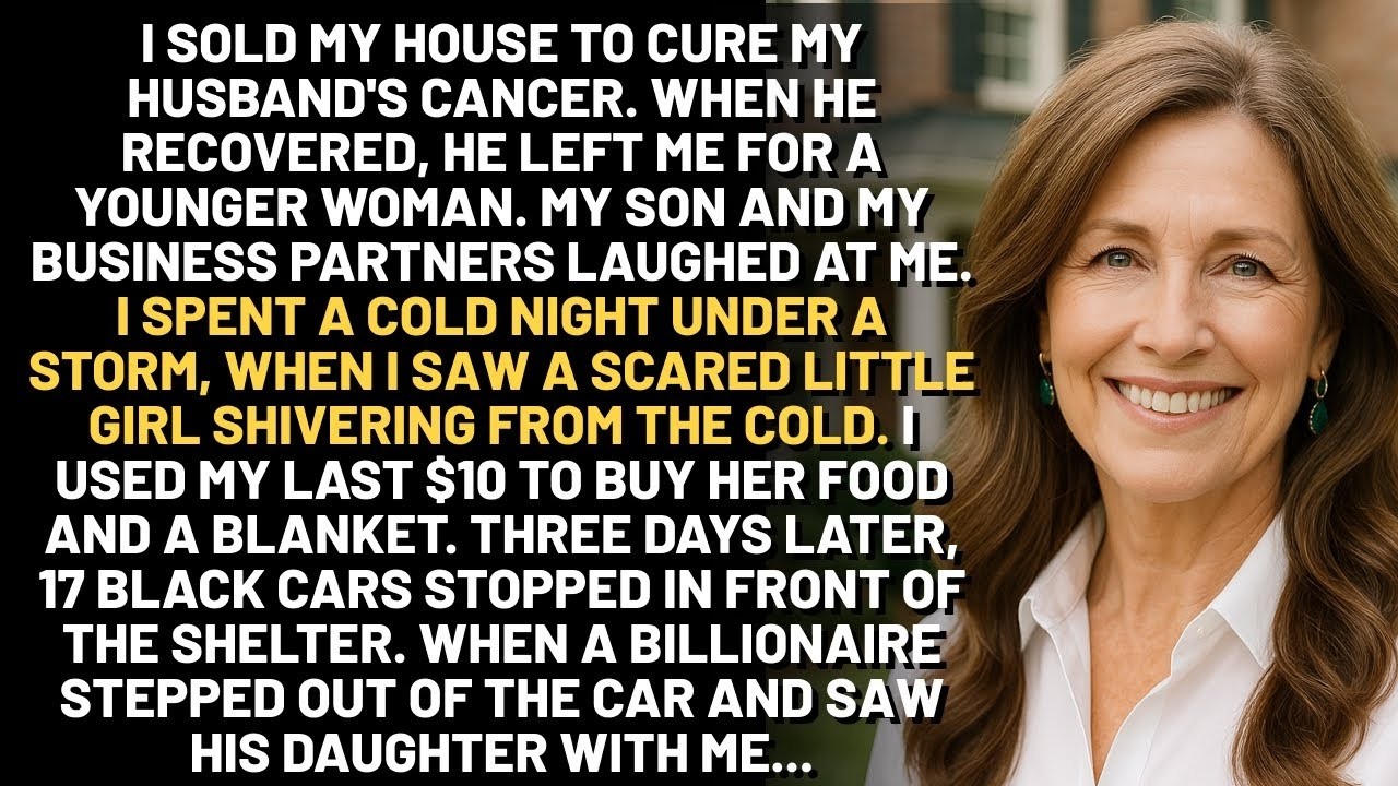 Homeless in a storm, I gave my last $10 to a lost girl  Then the unbelievable happened