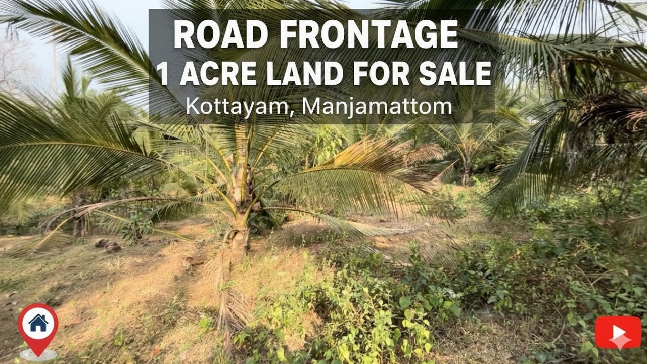 RoadFrontage 1 acre land for sale in manjamattam, Kottayam 